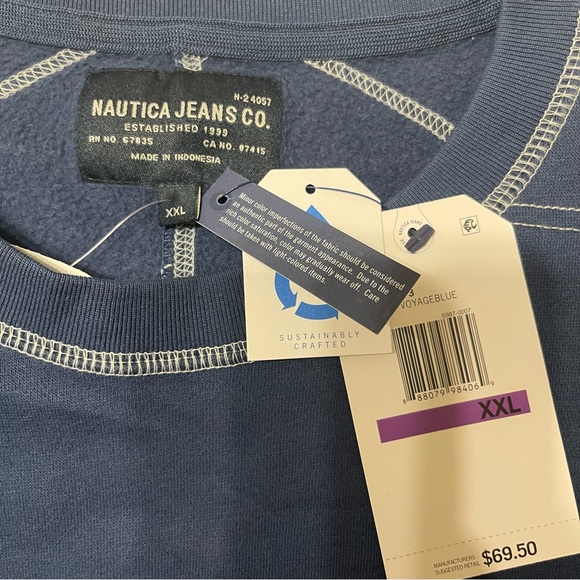 NAUTICA JEANS CO. CREWNECK SWEATSHIRT - Picture 5 of 13